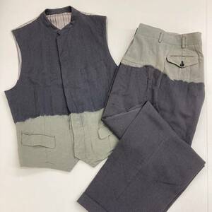 脱色期 1993AW コムデギャルソンオムプリュス ブリーチ 2ピース セットアップ HOMME PLUS スーツ AD1993 90s VINTAGE archive 3100202