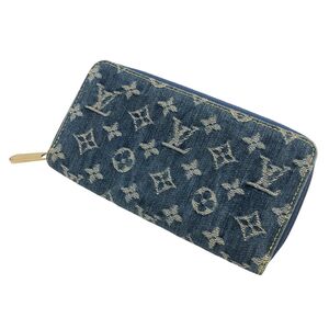 【中古】 LOUIS VUITTON ルイ・ヴィトン モノグラムデニムM95341 ジッピーウォレット 24023160 SA