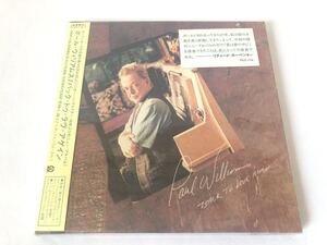 美品 見本 帯付 紙ケース ポール・ウィリアムズ Paul Williams バック・トゥ・ラヴ・アゲイン プロモ盤