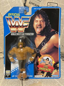 ☆1990年代/プロレス/フィギュア/即決ビンテージ/ハズブロ/Hasbro/WWF/Action Figure(Head Shrinkers Samu/MOC) WW-005