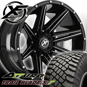 20x10J ランクル100 シグナス XF OFFROAD XF220 20インチタイヤホイールセット ATTURO TRAIL BLADE XT 275/55R20 285/55R20 33x12.50R20