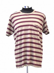 BROWN by 2-tacs (ブラウン バイ ツータックス)BAA#1 Pocket TEE(Border)バーポケットTシャツ ボーダー クルーネックカットソーT-SHIRTS