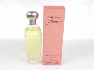 残多　エスティローダー　ESTEE LAUDER　pleasures　プレジャーズ　オードパルファム　スプレー　100ml　残量：9割　YK-3824