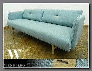 ◆NK633◆展示品◆デンマーク◆王室御用達◆WENDELBO ヴェネルボ◆WON◆HOLD◆3人掛けソファ◆3P◆3シーター◆フェザー◆北欧◆29万