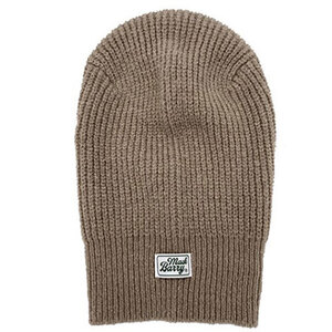 MACK BARRY マクバリー 【BEANIE(ビーニー)】 CLASSIC LABEL BALACLAVA ココア MCBRY71501 /l