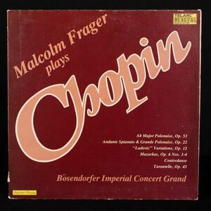 米LP Malcolm Frager, Chopin Malcolm Frager Plays Chopin DG10040 TELARC /00400