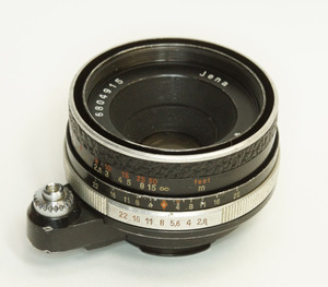 ドイツ製 Carl Zeiss Jena T 1:2.8 f=50 レザー Exakta 879NB-915 Q1 60年代 輸出仕様 Tessar 2.8/50 