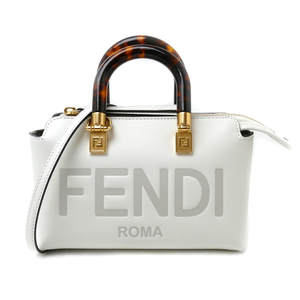 FENDI フェンディ バイザウェイ ミニ 2Wayショルダーバッグ ホワイト 8BS067ABVLF1JTW レディース 中古 美品