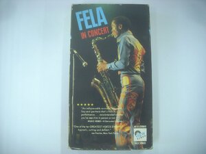 ■ VHS 　FELA KUTI フェラ・クティ / IN CONCERT イン・コンサート 輸入 VIEW VIDEO 1305 ◇r60813