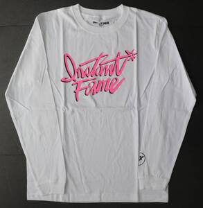 定価6800 新品 本物 INSTANT FAME ロング Tシャツ LT-19-S002-P-WT M インスタントフェイム 5029