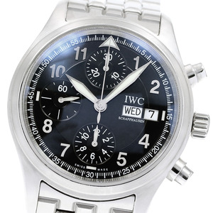 IWC SCHAFFHAUSEN IW370618 スピットファイア クロノグラフ デイデイト 自動巻き メンズ _825247