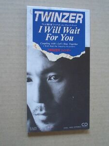 ES034　即決【8㎝シングルCD】　TWINZER　ツインザー『I WILL WAIT FOR YOU』　プロモ盤　非売品