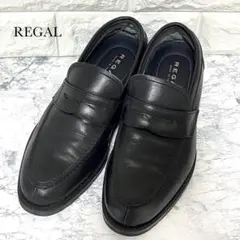 美品 REGAL GORE-TEX コインローファー レザー 黒23.5EEE