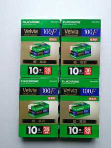 富士フイルム Velvia100F135 1箱10本入りを４箱の全部で40本