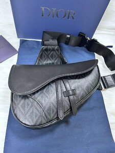 美品 DIORディオールSaddleサドルバッグショルダーバッグウエストポーチ