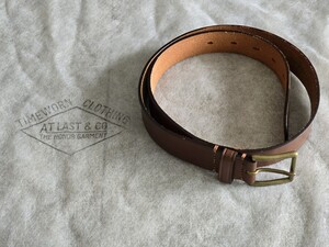 ATLAST アットラスト ブラス ベルト32 BR ブッチャープロダクツ TIMEWORN CLOTHING BUTCHER PRODUCTS BRASS BELT