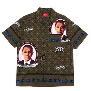 Supreme - Obama Shirt　緑L　シュプリーム - オバマ シャツ　2017SS