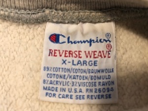 USA アメリカ古着 Champion チャンピオン REVERSEWEAVE ヴィンテージ リバースウィーブ XL スウェット USED カレッジプリント MADE IN USA