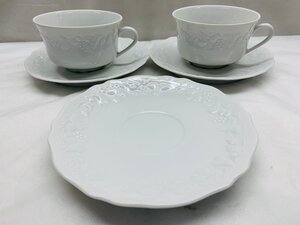 Philippe Deshoulieres フィリップデズリエ 　カップ＆ソーサ カップ×２ ソーサー×3　