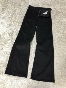 カナダ製◆70s ヴィンテージ Wrangler ラングラー コーデュロイパンツ ベルボトム フレア　ブーツカット　TALONジッパー使用　28　ブラック