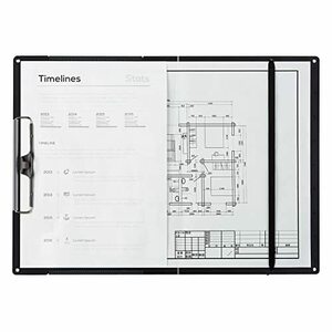 コクヨ A3とA4を選んで使える クリップボード ブラック ヨハ-WR50D