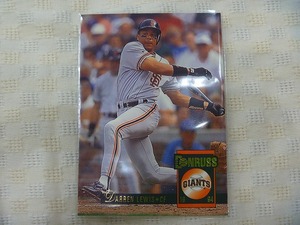 ●MLB Baseball CARD DARREN LEWIS SF Giants DONRUSS