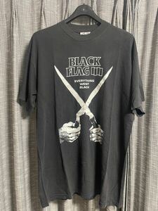 BLACKFLAG ブラックフラッグ バンド Tシャツ ブラック ビンテージ 