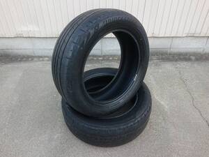 中古タイヤ！BRIDGESTONE ブリヂストン playz プレイズ PX-RVⅡ 215/55R17 2020年製 4.5㎜ 2本セット エスティマ オデッセイ ヴェゼルなど