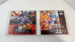 機装ルーガ 2 マッドストーカー HE system セット PCエンジン CD-ROM2 NEC ゲーム　動作未確認