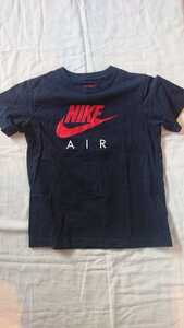 ナイキ　nike　ジュニア　　半袖シャツ　Tシャツ　トレーニングウェア　スポーツウェア　紺　子供　エア　Air