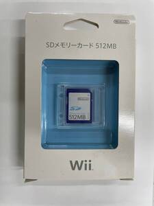 SDメモリーカード　512MB RVL-020 ★ Nintendo Wii 