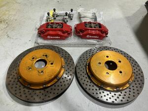 希少　80スープラ　ブレンボキャリパー　ドリルドローター　ロータスキャリパー JZA80 JZS147 アリスト　2JZ UZS151 UZS157 UZS141 brembo