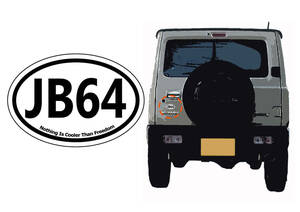 ジムニー Jimny JB64　ビークルIDステッカー(楕円)_34　送料84円