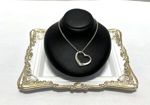 ▽TIFFANY ＆ Co． ティファニー ハートネックレス シルバー 925 中古▽012531