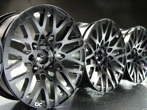 DC製　Offset:9 of9 アルミ CNC ホイール 1セット４本 1/10車 1/10 RCカー用 シルバ　YD2　YDー2S　2WDドリフト シャーシキット 49199