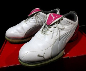 プーマ ゴルフ PUMA GOLF185621 セル ベック ゴルフシューズ ホワイト系 22.5cm レディース