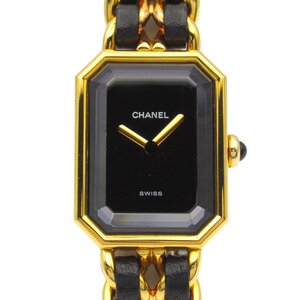 シャネル プルミエールM ブランドオフ CHANEL GP（ゴールドメッキ） 腕時計 GP/革 中古 レディース