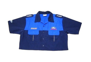 FORD RACING フォードレーシング 刺繍デザイン シャツ 公式ライセンス品