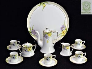 ノリタケ　Noritake 1918年　コーヒーセット　ティー　５客セット