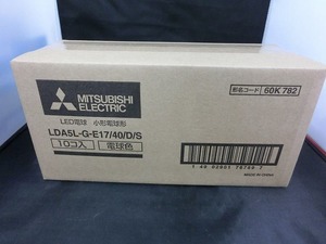 【未使用】 三菱 MITSUBISHI LED電球 E17 電球40W形相当 電球色 10個セット LDA5L-G-E17/40/D/S