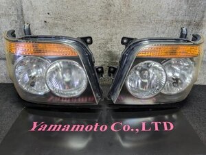 [NJ153-S17]ダイハツ ハイゼット アトレー カスタム S331G 中期 純正 ヘッドライト ランプ HID 点灯OK!! 左右