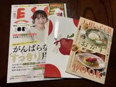 ESSE 12月号 ダイアリー手帳2025 おかずBOOK 付録付き エッセ