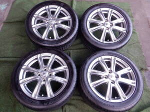 即決 トヨタ 純正 ヴィッツ RS アルミ ホイール BS POTENZA RE004 195/50R16 タイヤ付 /60(30)【6-26814】宅配不可(福通営業所止)