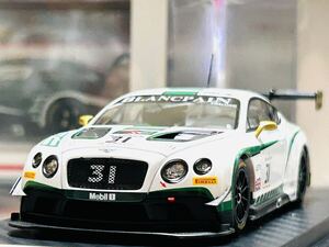 ALMOST REAL 1/43 Bentley GT3 Blancpain Endurance Series Nurburgring #31 2015 （AL430304）