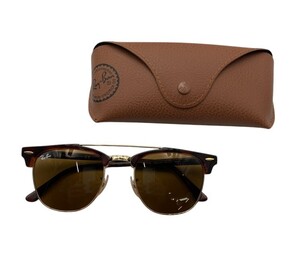 Ray-Ban (レイバン) クラブマスター ダブルブリッジ サングラス RB3816 990/33 中古 D4