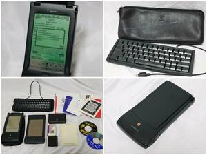 実働 Apple newton messagepad130　キーボード 純正ケース ジャンク 2100他 付属品大量! iPad Mac ジョブス アップル 貴重 