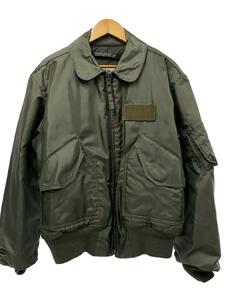 US.ARMY◆CWU-45/ROBINジップ/フライトジャケット/L/ポリエステル/KHK/8415-00-310-1133