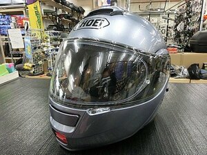 SHOEI NEOTEC システムヘルメット グレー L▼ニンジャ250.YZF-R25.CBR250RR.MT-07.MT-09.ニンジャ1000.CB400SF乗りに！