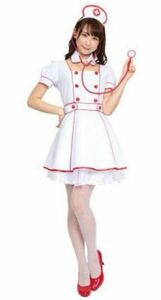 Fサイズ★クリアストーン　セクシーナース服　コスプレ衣装★メイド　可愛い　コスプレ競泳水着★検）マリームーン・クリアストーン