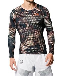 新品 アンダーアーマー 長袖 シャツ LL XL 2L 黒 ブラック UNDER ARMOUR インナー 1375540 コンプレッション ヒートギア 即決